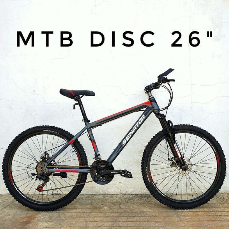 Sepeda Gunung Senator MTB Discbrake [26 inch]
