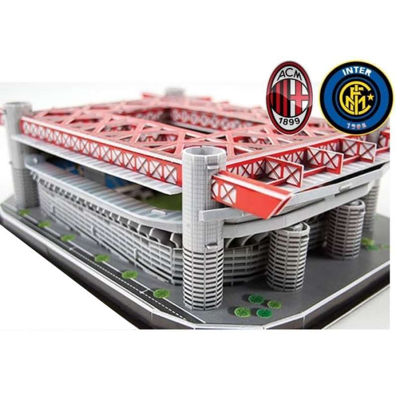 Jual Puzzle 3d Stadium Intermilan Ac Milan San Siro Miniatur Stadium Online Desember 2020 Blibli