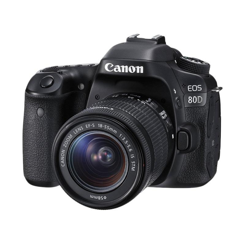 Canon EOS 80D Kit EF-S 18-55mm IS STM Built-in Wifi