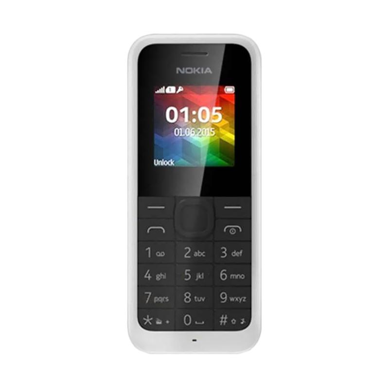 Nokia Microsoft 105 Handphone - Putih