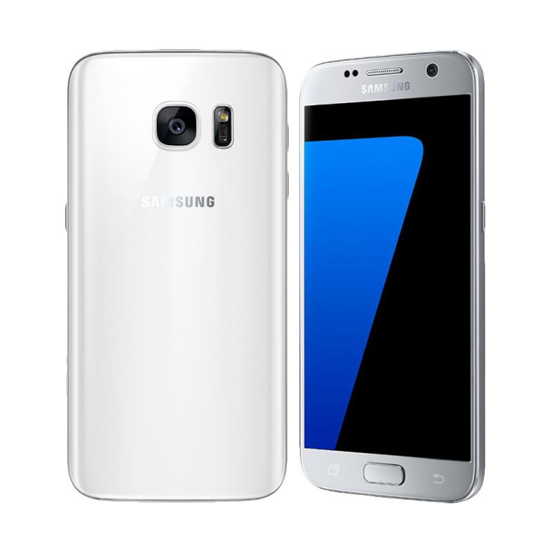Samsung Galaxy S7 Flat Smartphone - Silver [32GB/ RAM 4GB]