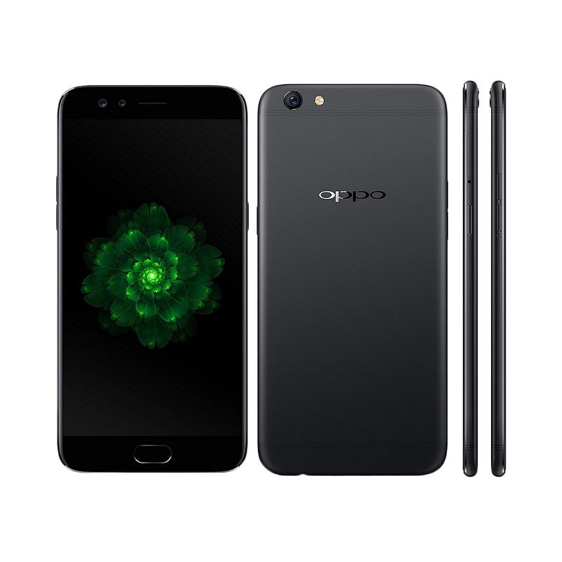 Oppo F3 Plus Smartphone - Black + Free Tongsis