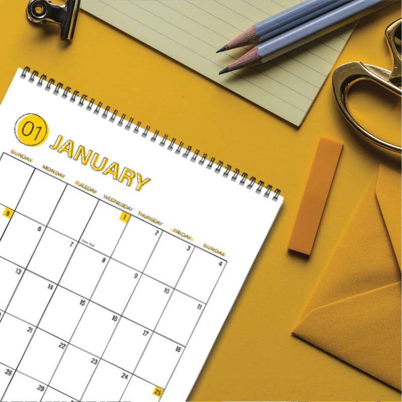 Jual Kalender 2021 Mr Simple Online Januari 2021 Blibli