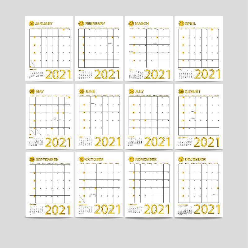 Jual Kalender 2021 Mr Simple Online Februari 2021 Blibli