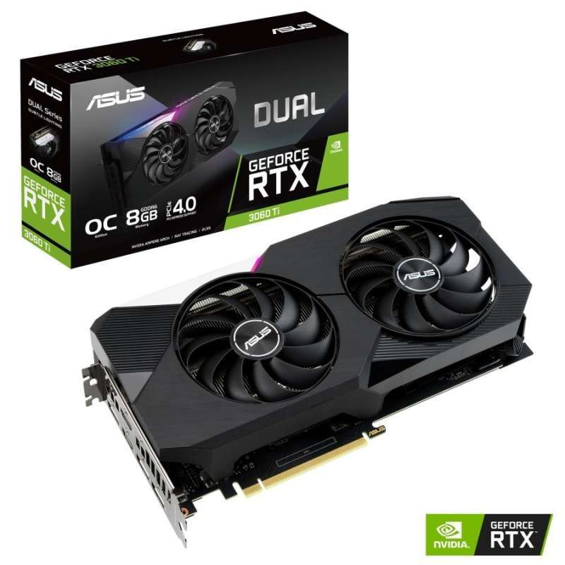 Jual Vga Card Asus Dual Geforce Rtx 3060 Ti Oc 8gb Gddr6 Hdmi Display Port Online Februari 2021 Blibli