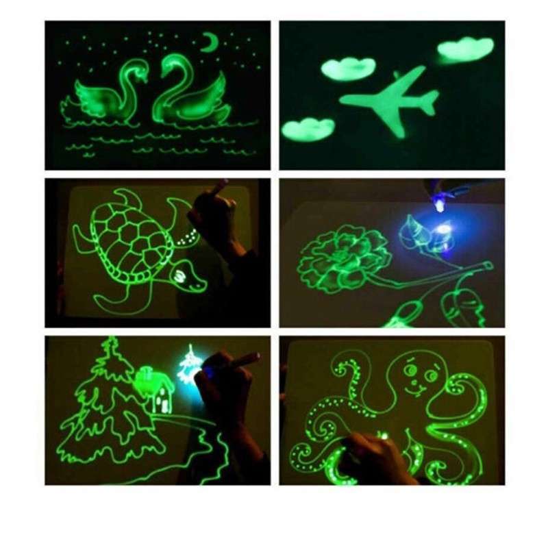 Jual Draw With Light Drawing Doodle Glow In The Dark Pen Drawing Pad Online Maret 2021 Blibli It's a drawing and painting app for adults and children who just started learning. draw with light drawing doodle glow in the dark pen drawing pad