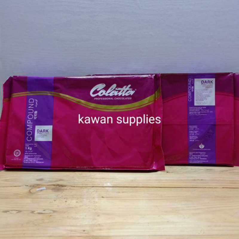 Colatta Dark Chocolate Compound 1kg Kompon Coklat Hitam Collata Terbaru September 2021 Harga Murah Kualitas Terjamin Blibli