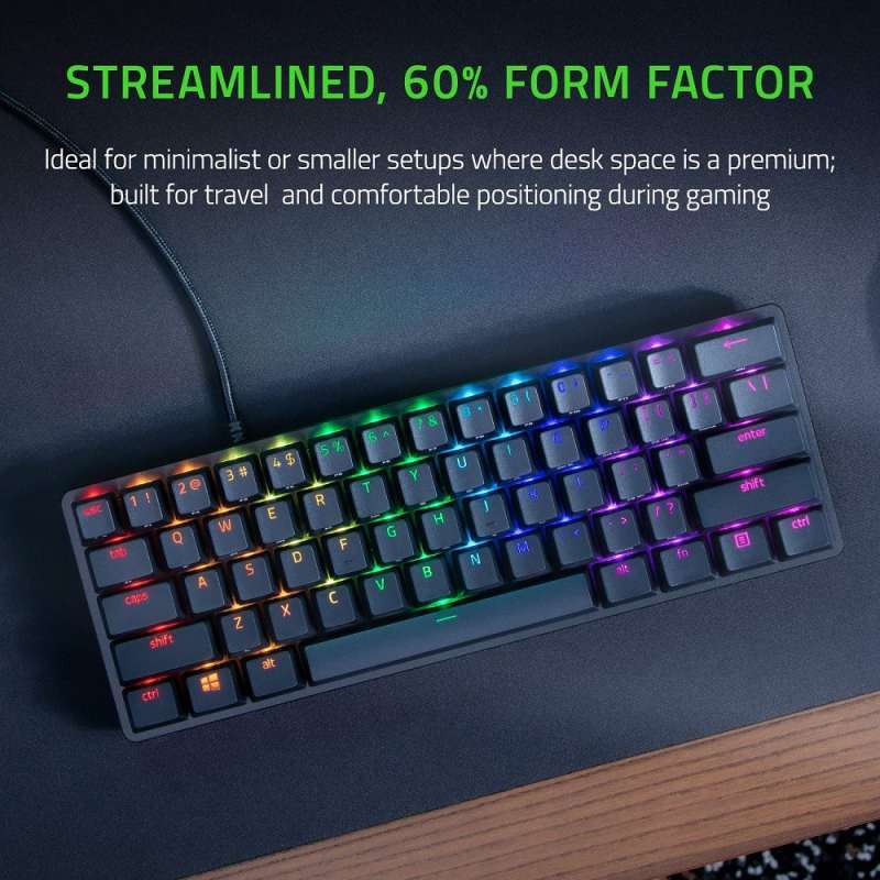 Jual Razer Huntsman Mini 60 Optical Gaming Keyboard Clicky Purple Switch Online Maret 2021 Blibli This is what i use at the studio! razer huntsman mini 60 optical gaming keyboard clicky purple switch