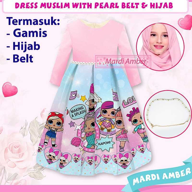 Jual Baju Lebaran Gamis Anak Kekinian Lol Surprise Soft Pink 11 Tahun Di Seller Hukkiesbabys Mangga Dua Selatan Kota Jakarta Pusat Blibli