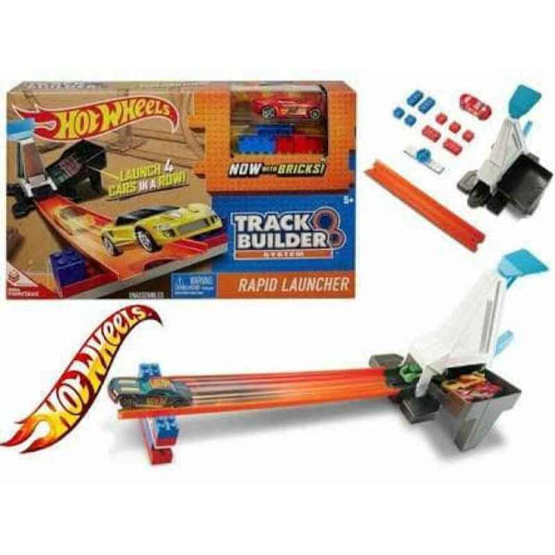 hot wheels track builder rapid launcher