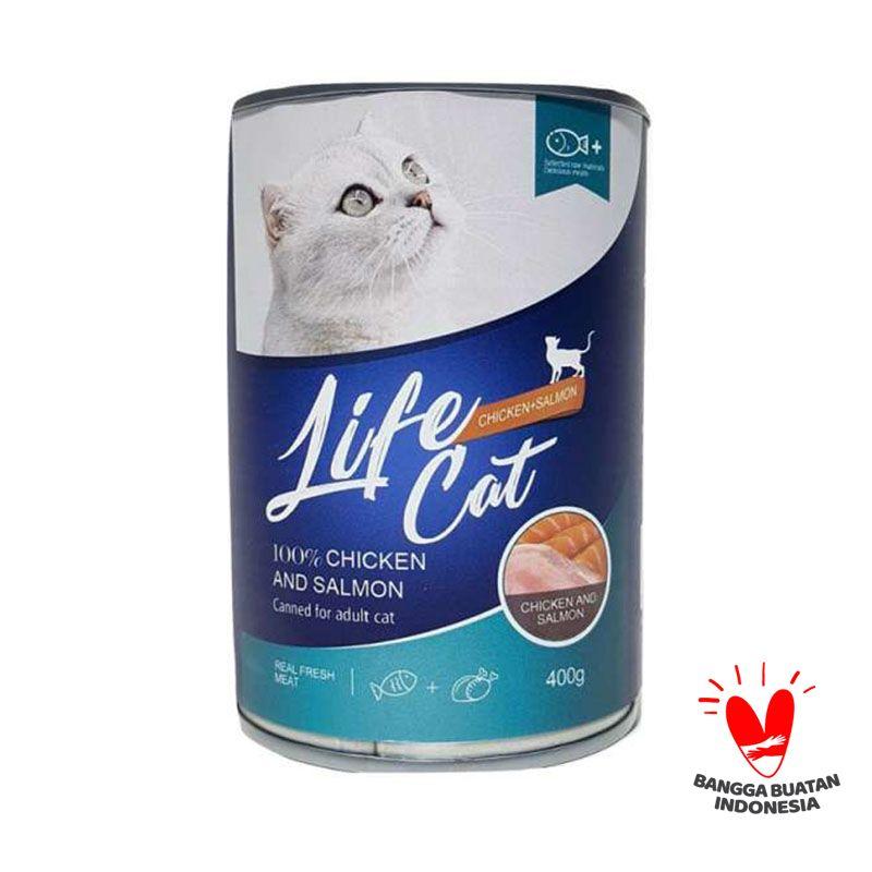 Jual Life Cat Adult 400 Gram Wet Food Makanan Basah Kucing di