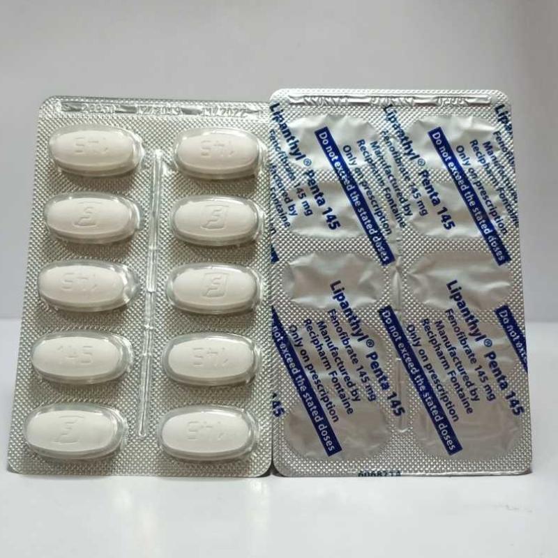 lipanthyl penta 145mg 10 tablet strip