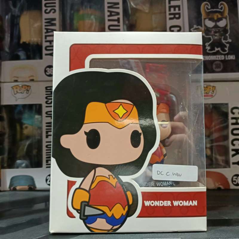 Jual Mainan action figure mini chibi wonder woman dc comics di