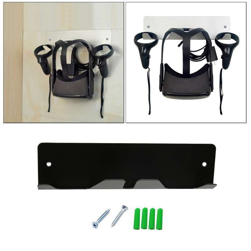 vr stand wall mounted hook for oculus rift s htc vive reality headsets space saving