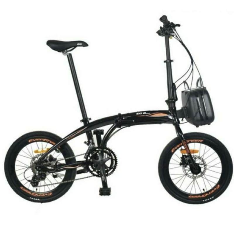 Evergreen folding bike deals