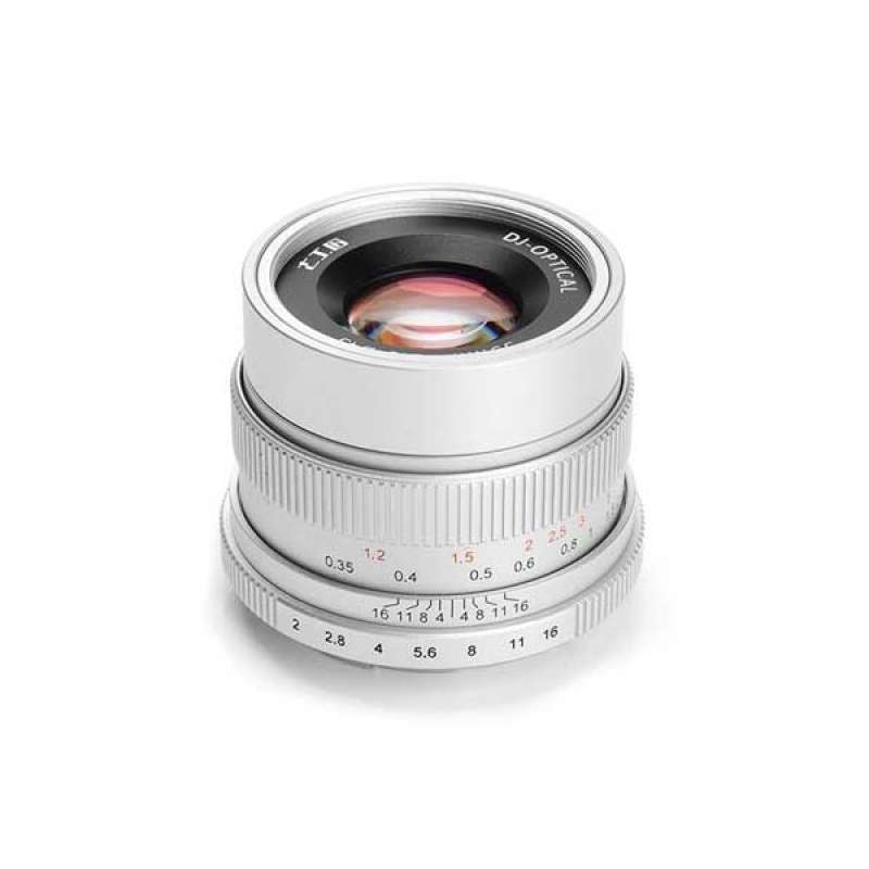 lensa kamera 7artisans 35mm f2 0 for canon eos m silver