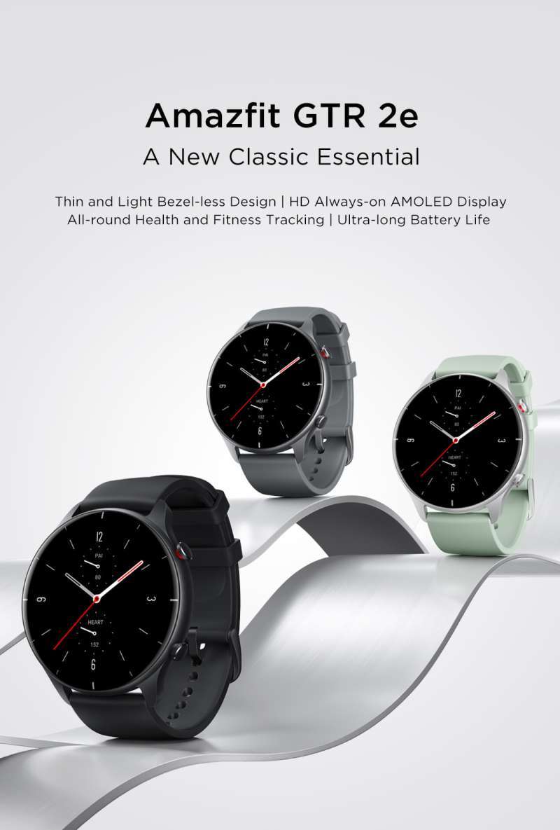 Amazfit GTR 2E SmartWatch Blood Oksigen Play Music Bluetooth Call