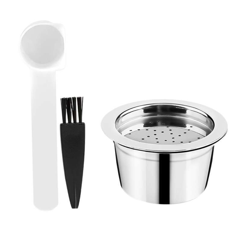 2xRefillable Coffee Capsules Pod Filter 