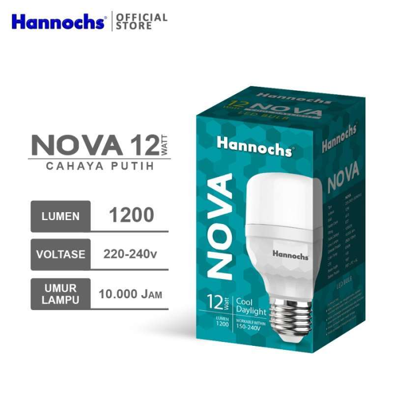 Jual Hannochs Led Nova 12w Cahaya Putih Terbaru Juni 2021 | Blibli