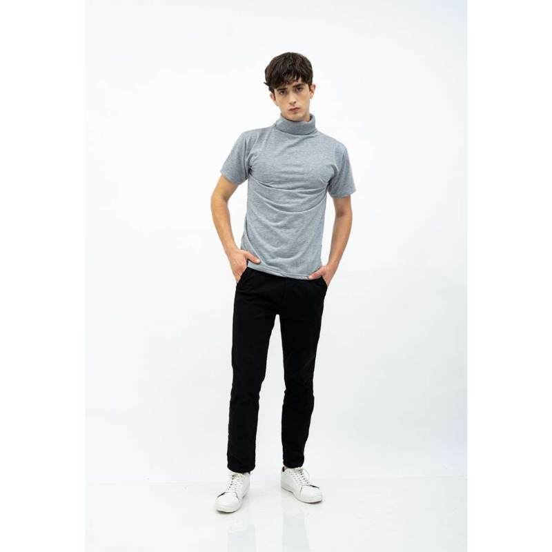 Jual Turtle Neck Shirt Kerah Tinggi Lengan Pendek Kaos Polos Houseofcuff Online April 2021 Blibli