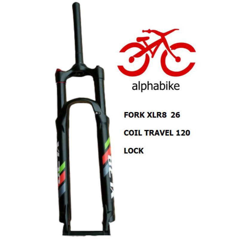 Jual FORK XLR8 26 COIL TRAVEL 120 LOCK di Seller alphabike