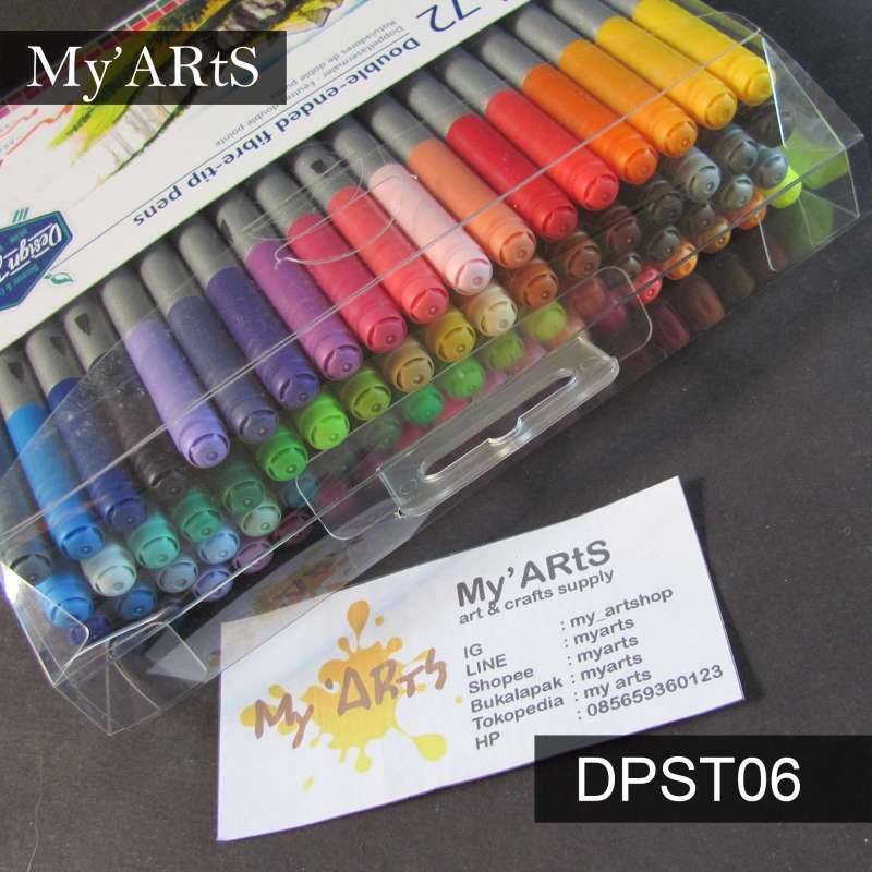 Jual Staedtler 3200 Double-ended Fibre-tip Pen 72 Warna