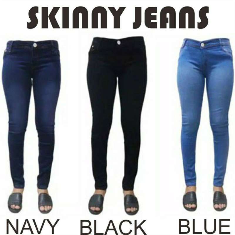 CELANA SKINNY JEANS POLOS 