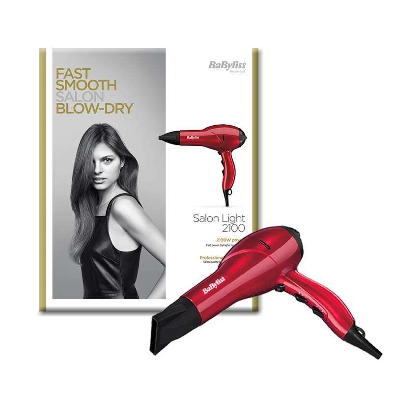 Babyliss 2100w salon cheap light hair dryer