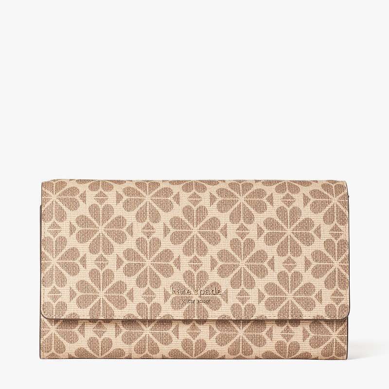 Jual KATE SPADE Chain Clutch Spade Flower NATURAL di Seller
