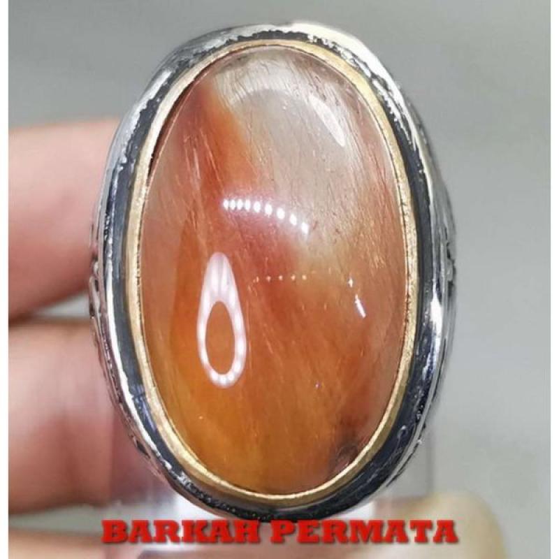 Jual BATU CINCIN AKIK ORIGINAL KECUBUNG RAMBUT EMAS MERAH ...