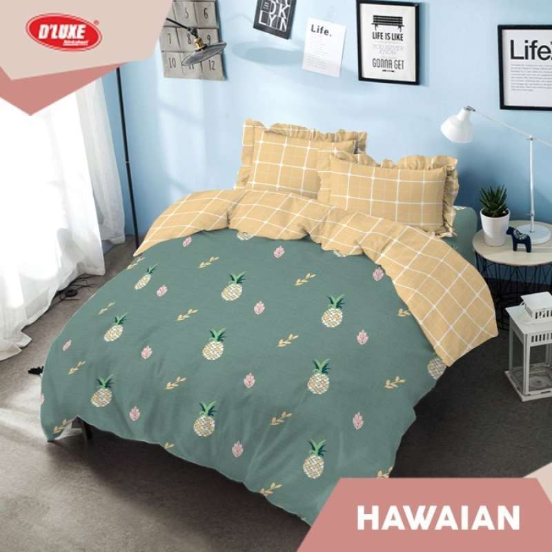 Jual Kintakun Dluxe Bed Cover Set Motif Hawaian Murah Mei 2021 Blibli