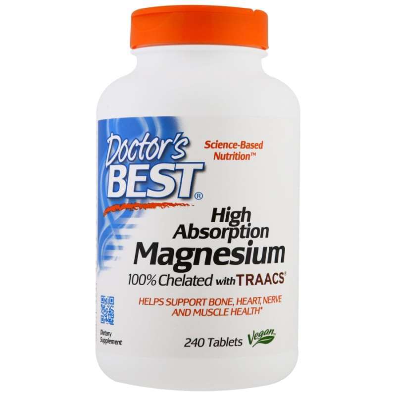 Jual Doctor's Best High Absorption Magnesium 100 mg isi 240 ...