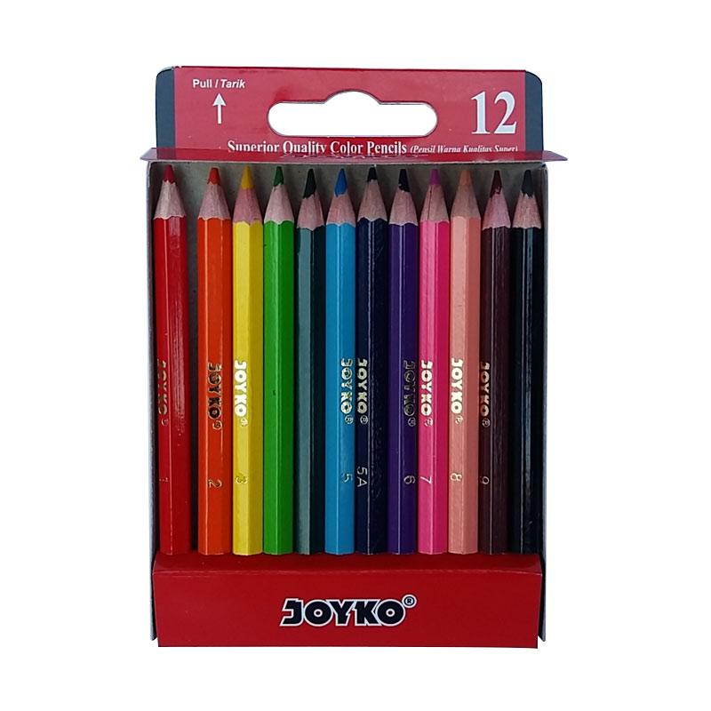 Jual Joyko Pensil Warna Pendek 12 Pcs Online Desember 2020 Blibli