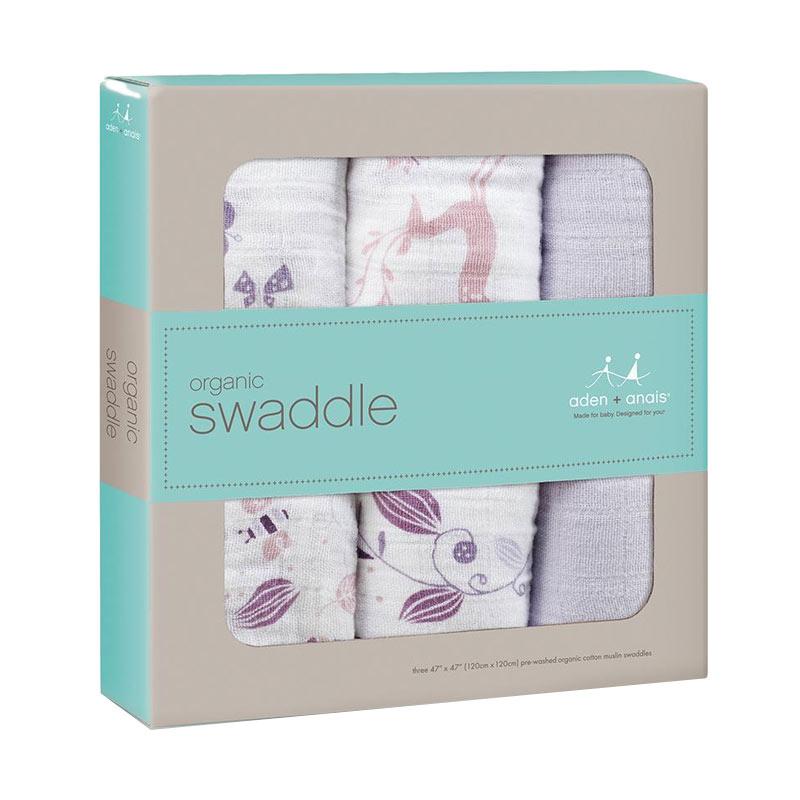 aden and anais purple swaddle