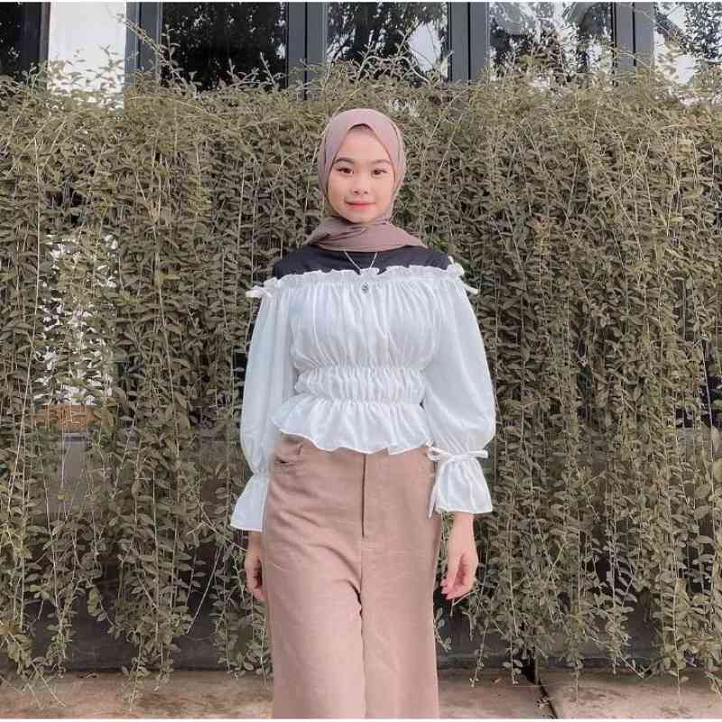 Jual Baju Wanita Terbaru Baju Fashion Wanita Muslim Murah Atasan Tweli Blouse Murah Mei 2021 Blibli