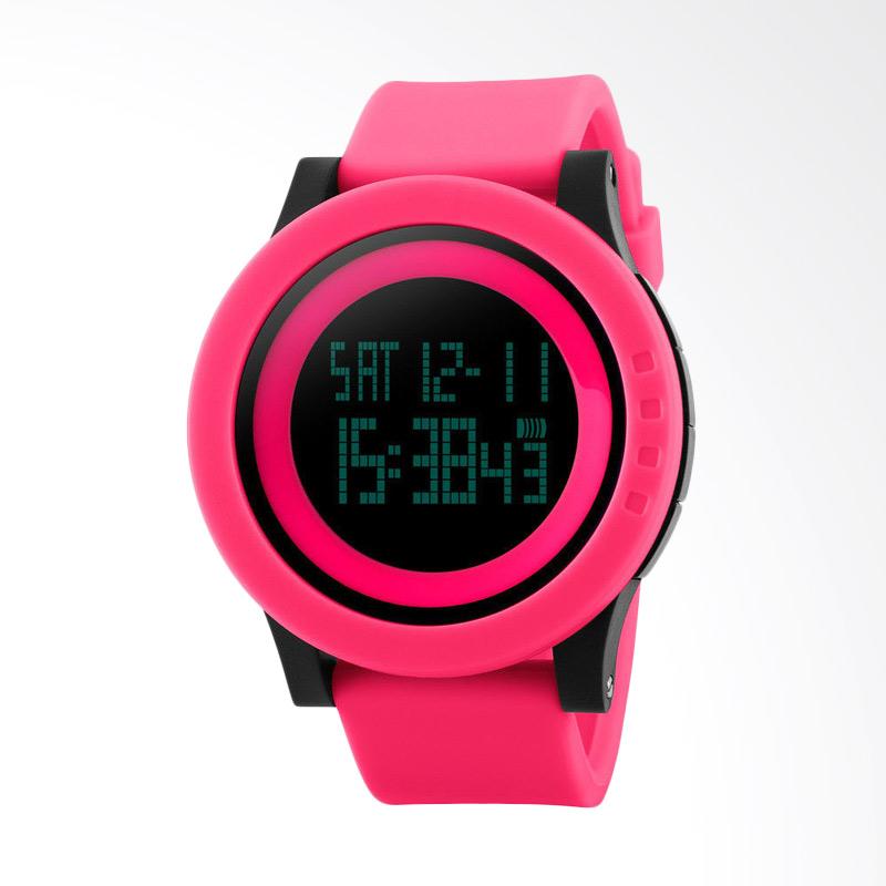 SKMEI Jam Tangan LED Suunto G-Shock Swiss Army 1142 DG1142 Tali Karet Sport Water Resistant Original - Merah