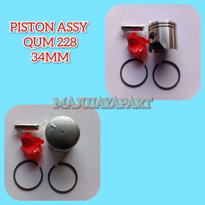 OEM Seher - Piston Assy Mesin Potong Rumput Qum 228 34Mm