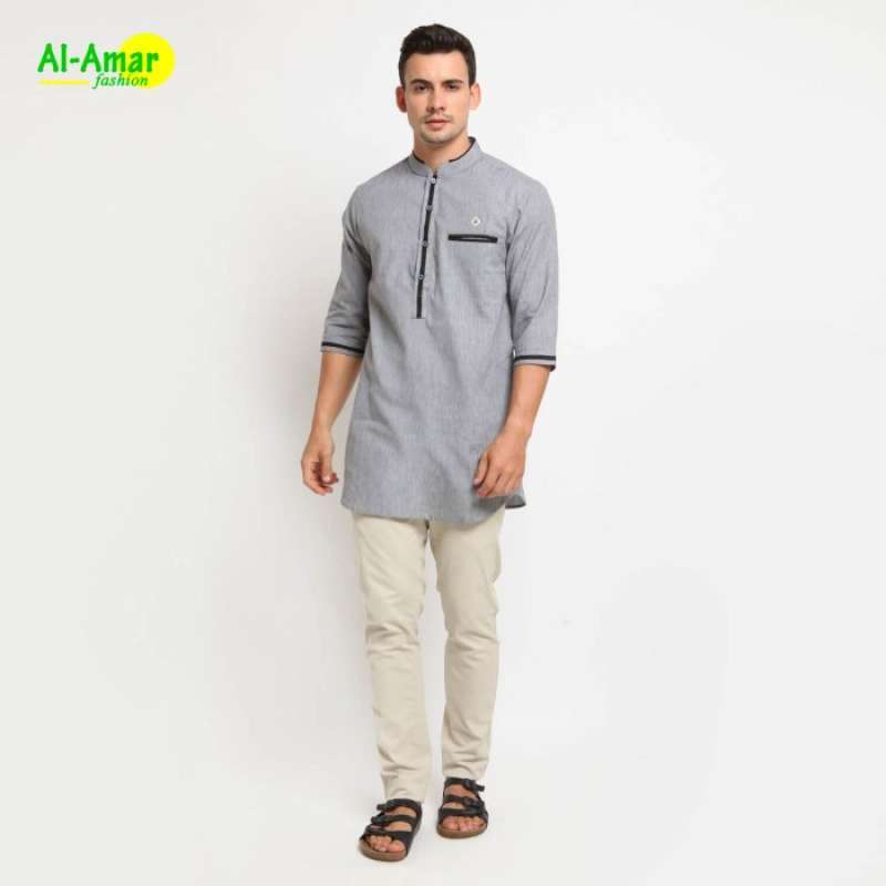 Jual Baju Koko Kurta Pria Dewasa Premium Quality Asli Indonesia Model Terbaru 2021 Abu Abu Online April 2021 Blibli