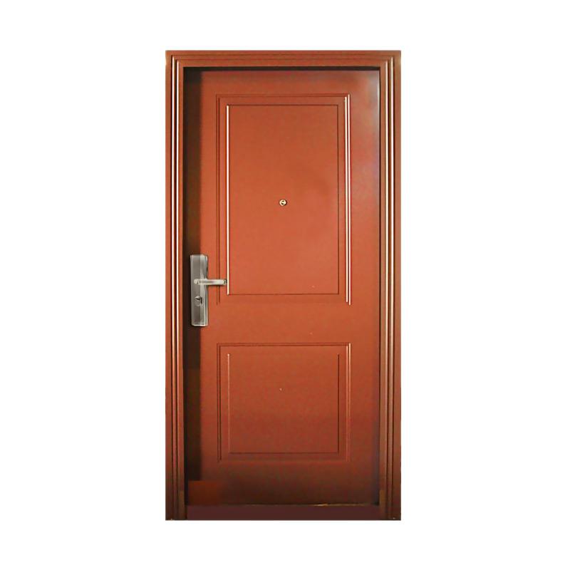 barrington steel door stld 01 brown exterior set kunci pintu