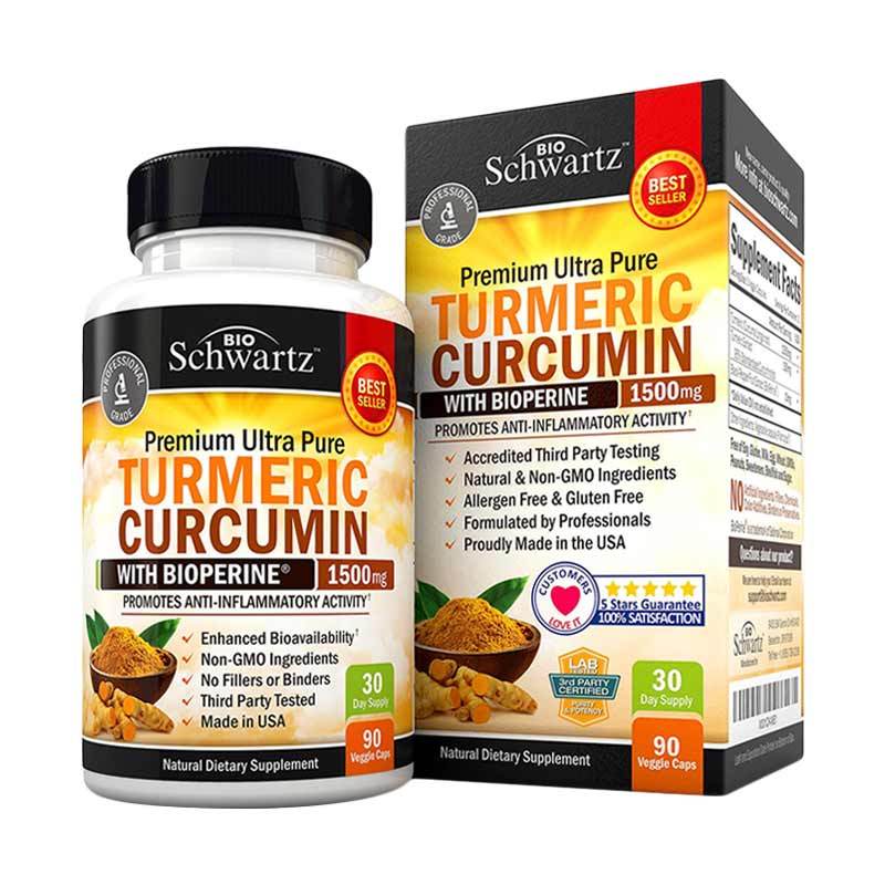 Jual Turmeric Curcumin Suplemen Kesehatan With Bioperine 1500 Mg Online Desember 2020 Blibli