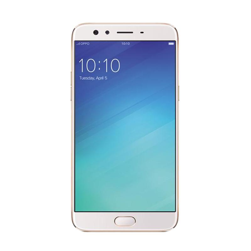 OPPO F3 Smartphone - Gold + Free Tongsis