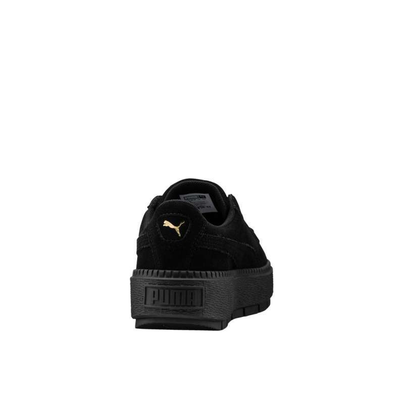 puma platform trace triple black trainers
