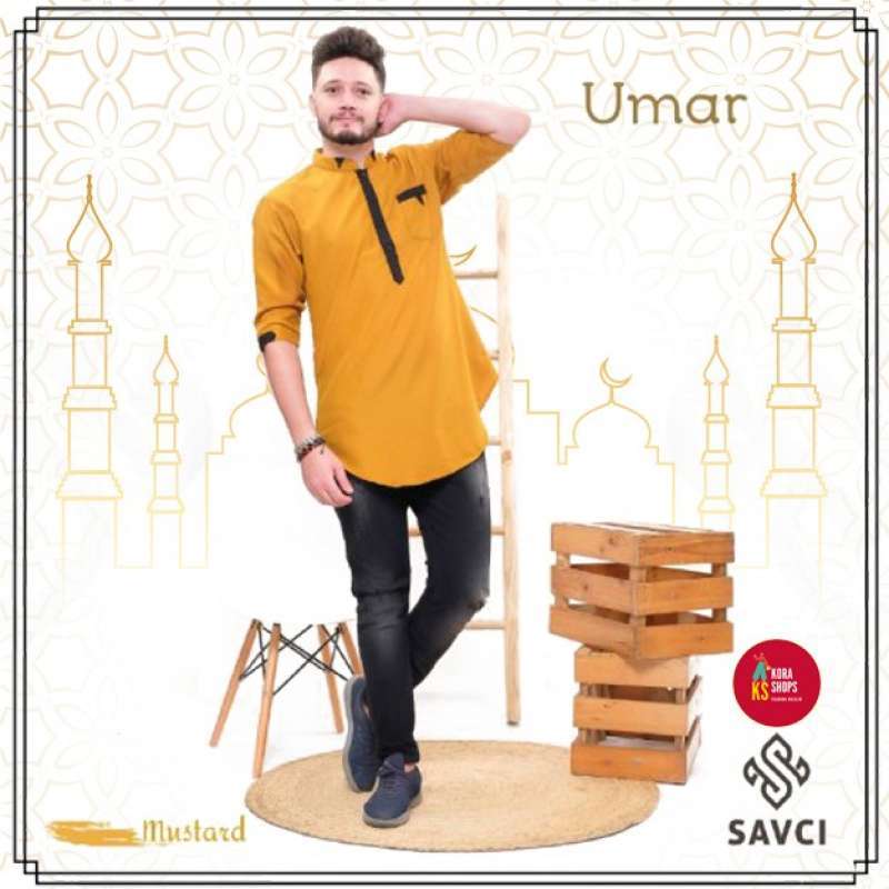 Jual Baju Koko Kurta Umar Lengan Pendek Dewasa Pakaian Atasan Muslim Pria Berkualitas Premium Online Mei 2021 Blibli