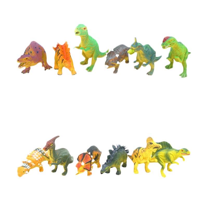 Binatang Tokoh Kartun Dinosaurus Plastik Keras Membuat Anak Mainan Source Promo Ahs Mainan .