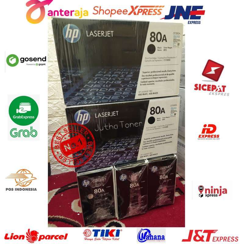 Jual toner hp laserjet 80a cf280a baru laserjet pro 400 m401 m401n m425 di  Seller Jutha - Kota Jakarta Pusat, DKI Jakarta | Blibli