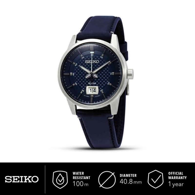 Jual Jam Tangan Pria Seiko Classic Quartz Blue Leather Strap SUR287P1  Original di Seller Seiko Official Store - Kota Jakarta Pusat, DKI Jakarta |  Blibli