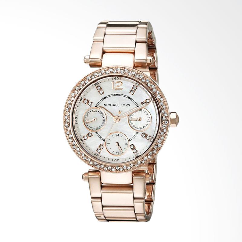 Jual Michael Kors Mk5616 Parker Analog Display Quartz Women S Watch Jam Tangan Wanita Rose Gold Murah Maret 2020 Blibli Com