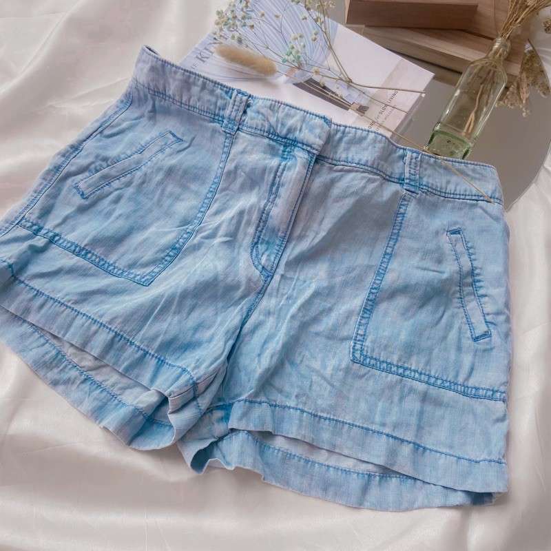 Jual LOFT Chambray Utility Shorts di 