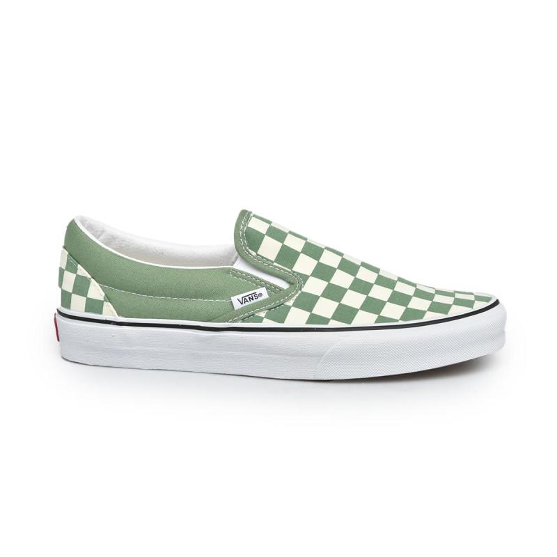 vans checkered true white