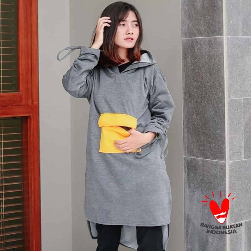 Cardigan hoodie muslimah discount